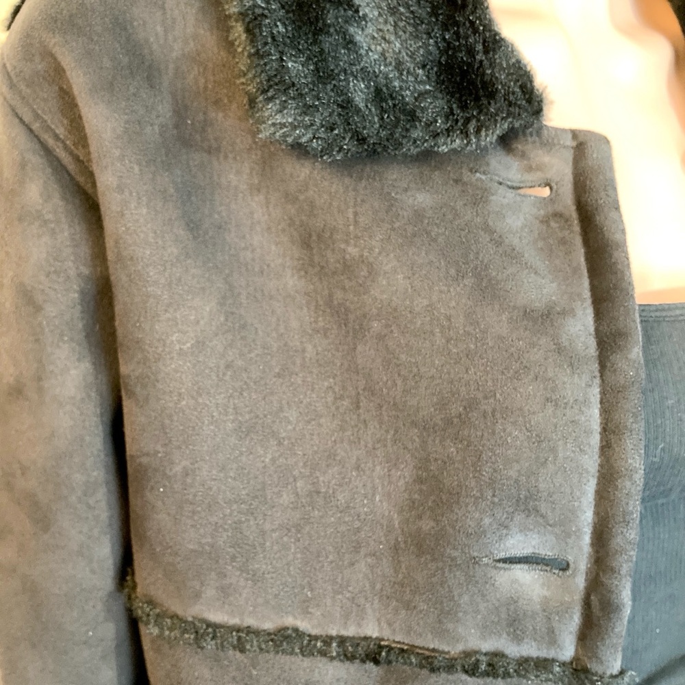 LG•BC CLOTHING ORIGINAL•SEXY•COZY BLACK COAT• - Picture 11 of 11